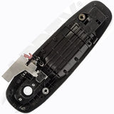 APDTY 91945 Exterior Door Handle Front Left Smooth Black