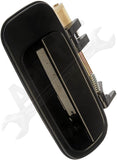 APDTY 91950 Exterior Door Handle Rear Right Smooth Black