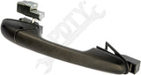 APDTY 91951 Exterior Door Handle Rear Right Smooth Black
