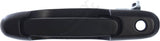 APDTY 91961 Exterior Door Handle w/ Key Hole Black Front Left 1998-2003 Sienna