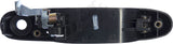APDTY 91961 Exterior Door Handle w/ Key Hole Black Front Left 1998-2003 Sienna