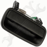 APDTY 91966 Exterior Door Handle Rear Left Smooth Black