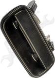 APDTY 91968 Exterior Door Handle Rear Left Smooth Black