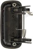 APDTY 91968 Exterior Door Handle Rear Left Smooth Black