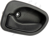 APDTY 91992 Interior Door Handle Front/Rear Left Textured Dark Gray