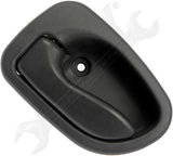 APDTY 91992 Interior Door Handle Front/Rear Left Textured Dark Gray