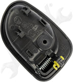 APDTY 91992 Interior Door Handle Front/Rear Left Textured Dark Gray