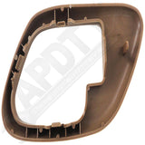 APDTY 92023 Interior Door Handle Bezel Beige