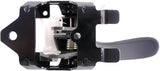 APDTY 92097 Interior Door Handle Front RH, Rear RH Gray