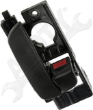 APDTY 92100 Interior Door Handle Front Right Textured Black Hatchback