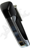 APDTY 92122 Exterior Door Handle Fits Right Front or Rear Chrome/Black