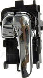 APDTY 92150 Interior Door Handle Front/Rear Right Black/Chrome