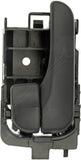 APDTY 92154 Interior Door Handle Front/Rear Left Smooth Black