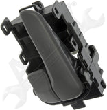 APDTY 92154 Interior Door Handle Front/Rear Left Smooth Black