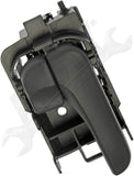 APDTY 92155 Interior Door Handle Front/Rear Right Smooth Black