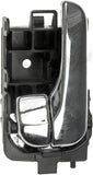 APDTY 92158 Interior Door Handle Front/Rear Left Black/Chrome