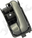 APDTY 92162 Interior Door Handle Front/Rear Left Smooth Silver