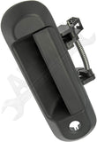APDTY 92178 Liftgate Latch Handle With Keyhole Textured Gray