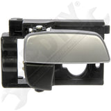 APDTY 92222 Interior Door Handle Front Right Black/Chrome Hatchback