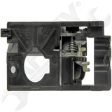 APDTY 92222 Interior Door Handle Front Right Black/Chrome Hatchback