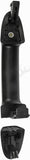APDTY 92235 Exterior Door Handle Front Right  Black/Chrome