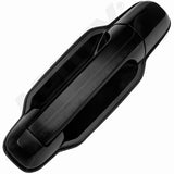 APDTY 92265 Exterior Door Handle Rear Left Smooth Black