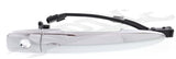 APDTY 92407 Exterior Door Handle Chrome Front Left W/ Sensor For Passive Entry