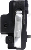 APDTY 92604 Interior Door Handle - Front Left, Rear Left - Chrome