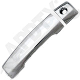 APDTY 92682 Exterior Door Handle With Keyhole Cover, Chrome, Front Left