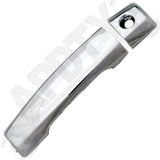 APDTY 92682 Exterior Door Handle With Keyhole Cover, Chrome, Front Left