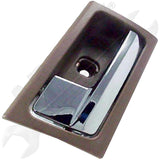 APDTY 92700 Interior Door Handle - Front LH - Chrome Lever+Brown Housing (Parchm