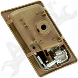 APDTY 92700 Interior Door Handle - Front LH - Chrome Lever+Brown Housing (Parchm