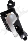 APDTY 92701 Interior Door Handle - Rear Left - Silver Lever (Painted)