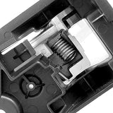 APDTY 92702 Interior Door Handle - Front Right - Silver Lever (Painted)