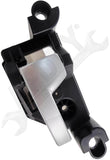 APDTY 92703 Interior Door Handle - Front Left - Silver Lever (Painted)