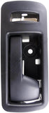 APDTY 92705 Interior Door Handle - Front Right - Texture Black (W/o Alum Trim)
