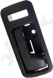 APDTY 92705 Interior Door Handle - Front Right - Texture Black (W/o Alum Trim)
