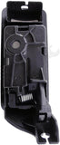 APDTY 92705 Interior Door Handle - Front Right - Texture Black (W/o Alum Trim)