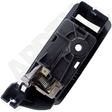 APDTY 92706 Interior Door Handle - Front Left - Chrome Lever +Black Housing (W/A