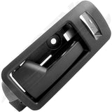 APDTY 92707 Interior Door Handle - Front Left - Texture Black (W/o Alum Trim)