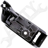 APDTY 92707 Interior Door Handle - Front Left - Texture Black (W/o Alum Trim)