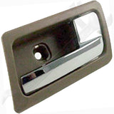 APDTY 92708 Interior Door Handle - Front Right - Chrome Lever+Brown Housing (Par