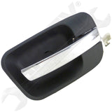 APDTY 92728 Int Door Handle Front Right, Rear Right Chrome Lever Green Housing