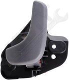 APDTY 92733 Interior Door Handle - Front Left  - Gray Lever