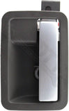 APDTY 92740 Interior Door Handle - Front Right, Rear Right - Painted Silver, Gra