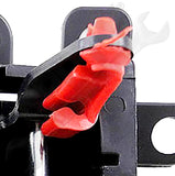 APDTY 92741 Interior Door Handle - Front Right - Texture Black Replaces 5FT38DX9