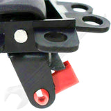 APDTY 92741 Interior Door Handle - Front Right - Texture Black Replaces 5FT38DX9