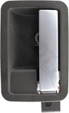 APDTY 92747 Interior Door Handle - Front Left, Rear Left - Painted Silver, Khaki