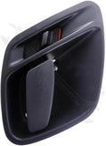 APDTY 92759 Interior Door Handle - Front Left, Rear Left - Black (Agate)