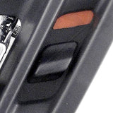 APDTY 92760 Interior Door Handle - Front Right, Rear Right - Chrome Lever+Black